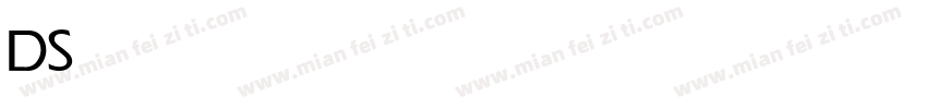 DSTRICH MEDIUM字体转换